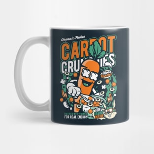 Retro Cereal Box Carrot Crunchies // Junk Food Nostalgia // Cereal Lover Mug